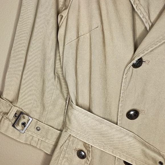 Vintage Y2K Free People Double Breasted Trench Coat - Picture 3 of 8